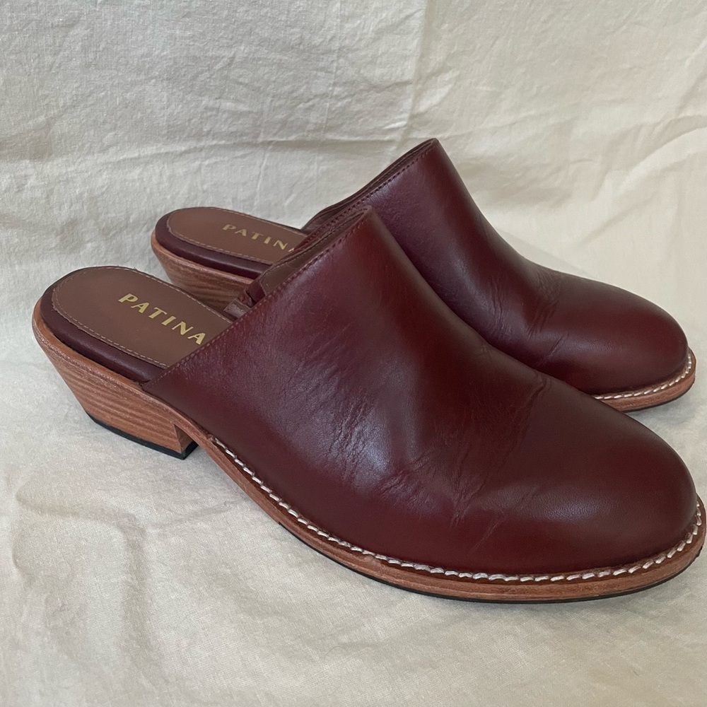 Portland Leather Brown Mules